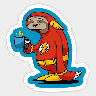 flash the sloth flash Sticker